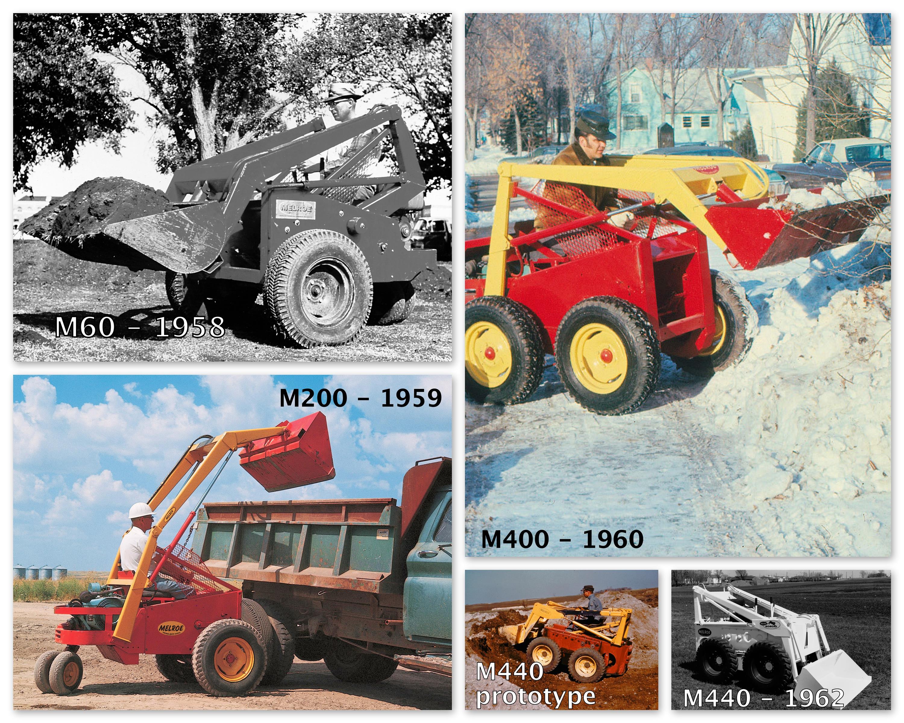 Эволюция компактных погрузчиков Bobcat - M60-M440